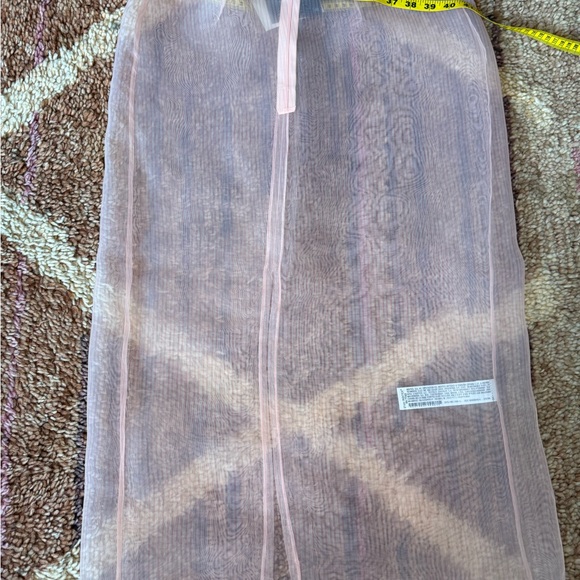 ZARA Sheer Blush Skirt - Picture 3 of 7